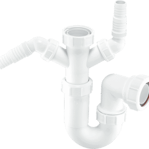 McAlpine 1.5" WM Trap with 2 Inlet Connection