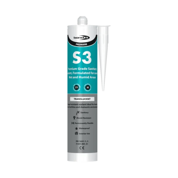 S3 Sanitary Acetoxy Silicone Sealant With Fungicide - Image 2