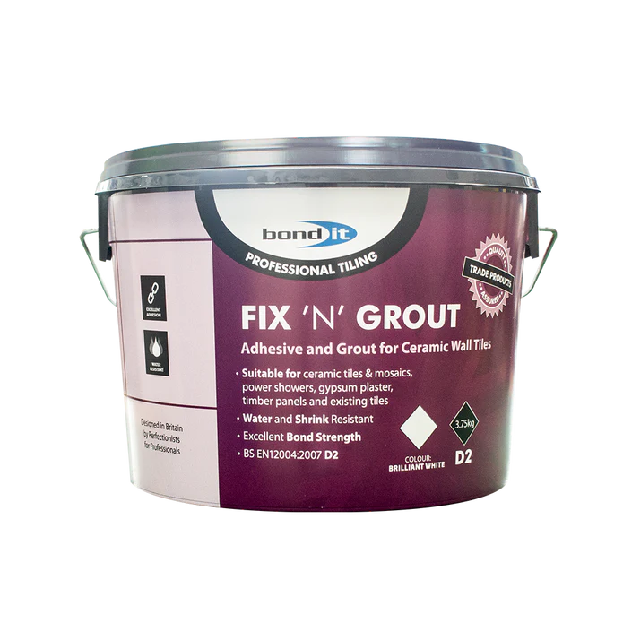 Fix N Grout Tile Adhesive 3.75kg