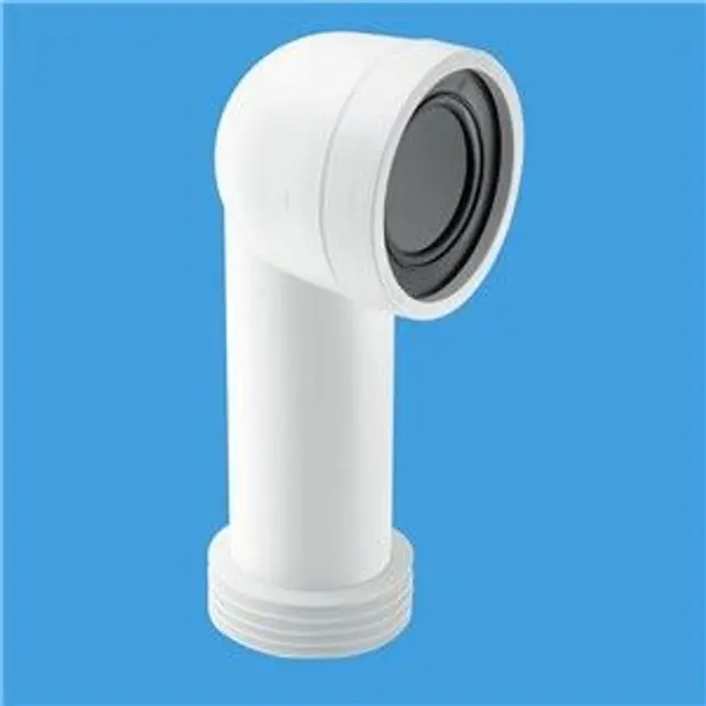 McAlpine Bent Pan Connector Adj Length 90 Deg