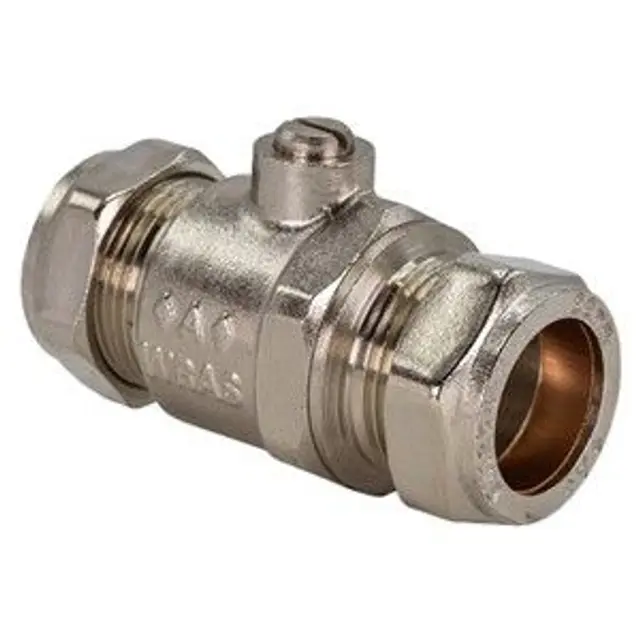 Straight Isolation Valve Full Bore Heavy Pattern - C/P - 22mm