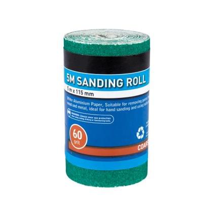 5mtr 115mm Sanding Roll 60 Grit
