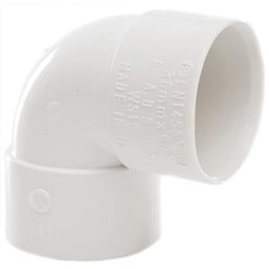 32mm x 90 Degree Abs Knuckle Elbow White