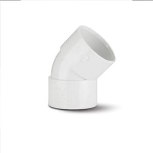 32mm x 45D Abs Obtuse Elbow White